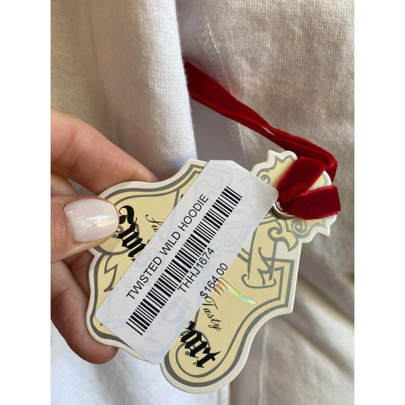 Twisted Heart Rhinestone Cherry Zip Up Hoodie S - Picture 8 of 9